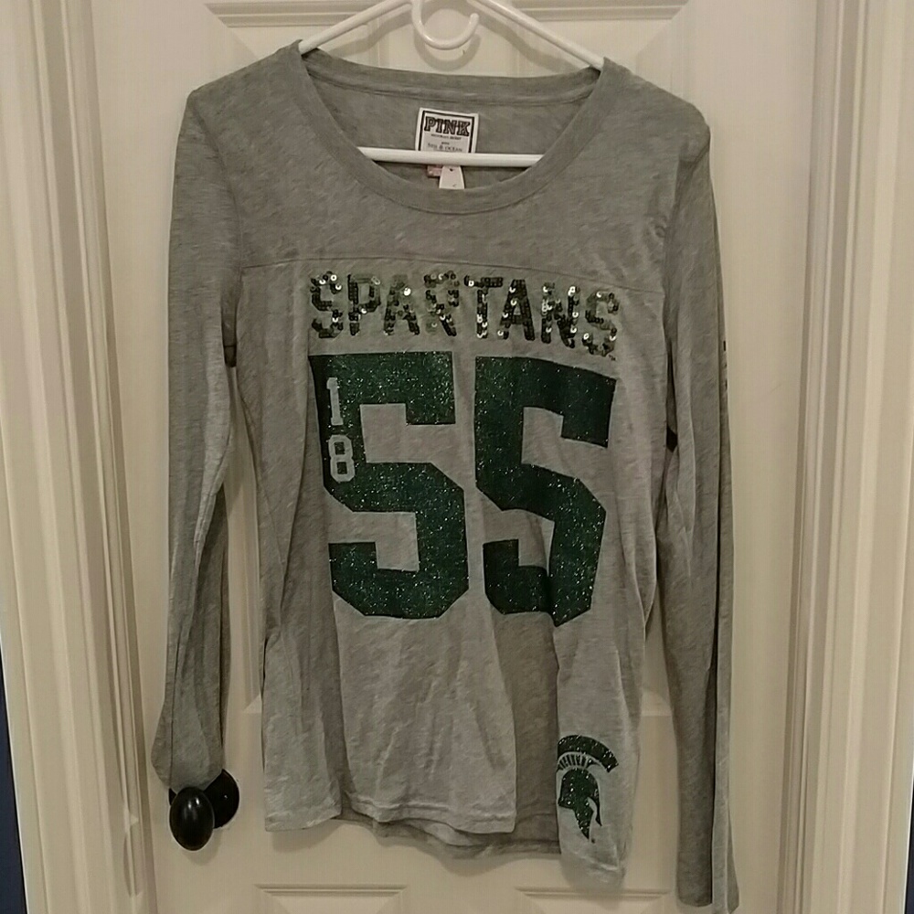 Victoria's Secret PINK Michigan State Bling Top