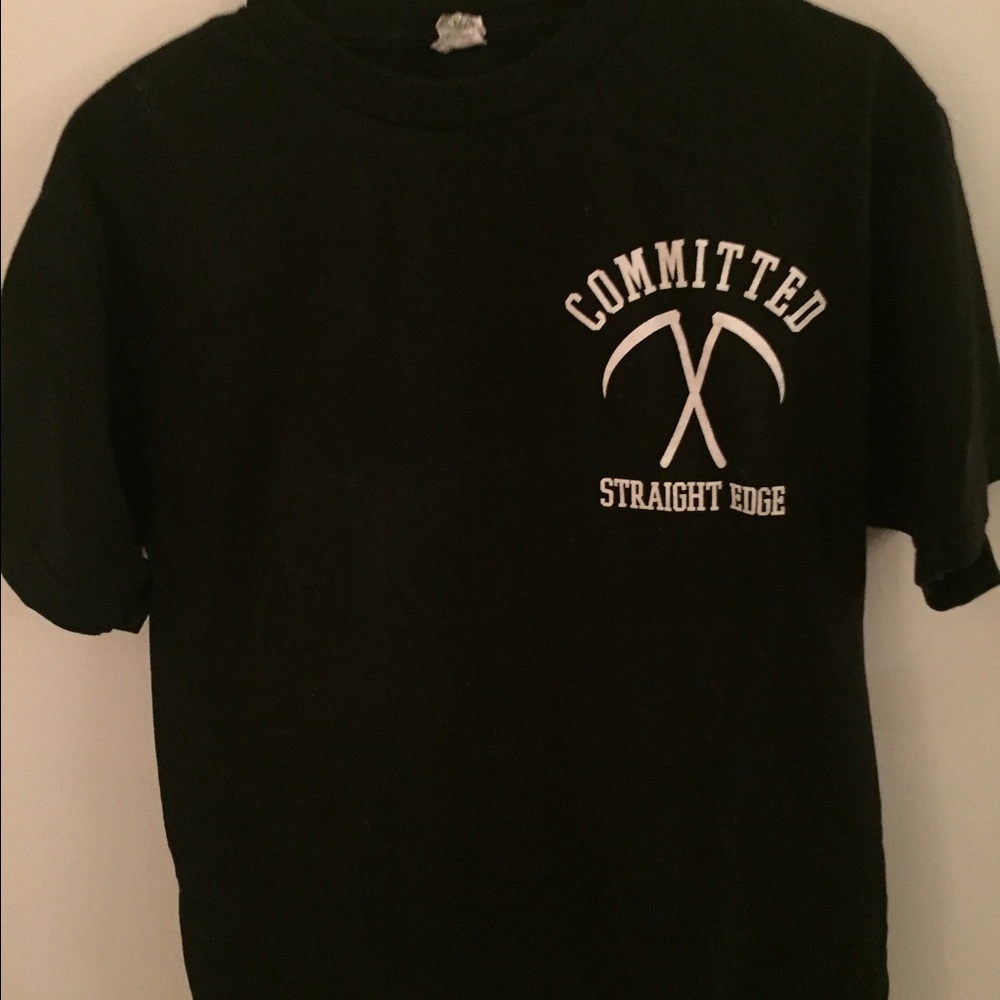 Committed Straight Edge T Shirt