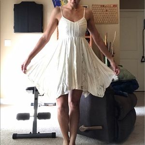 Off White American Eagle Dress  with lace