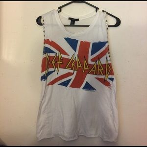 Forever 21 Def Leppard Muscle Tank