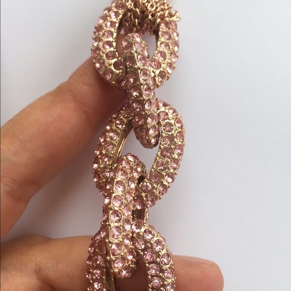 Pink Pave Link Bracelet - Picture 2 of 3