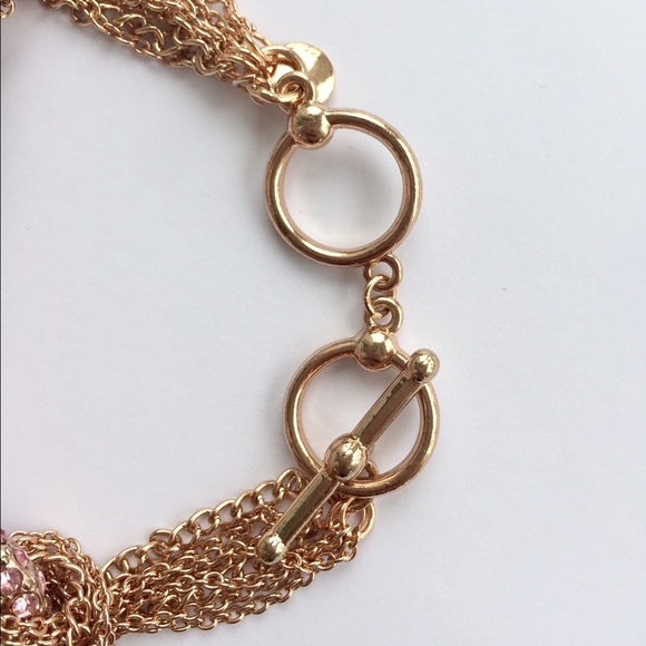 Pink Pave Link Bracelet - Picture 3 of 3