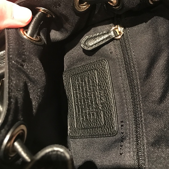 Mini Turn Lock Rucksack in pebble leather