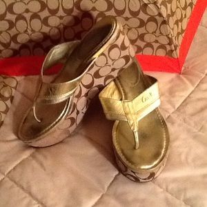 Coach Wedge Sandals