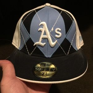 New era fitted A's cap