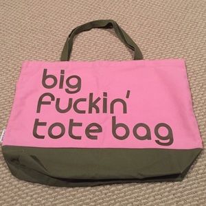David and Goliath "Big F-ing Tote Bag"