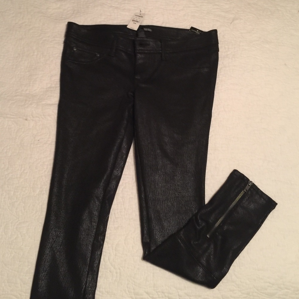 Express Jeggings Leather-like Medium