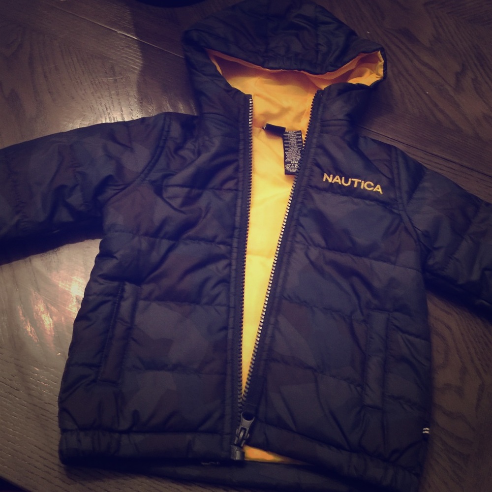 Nautical baby coat
