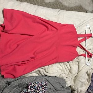 Forever 21 cross back skater dress