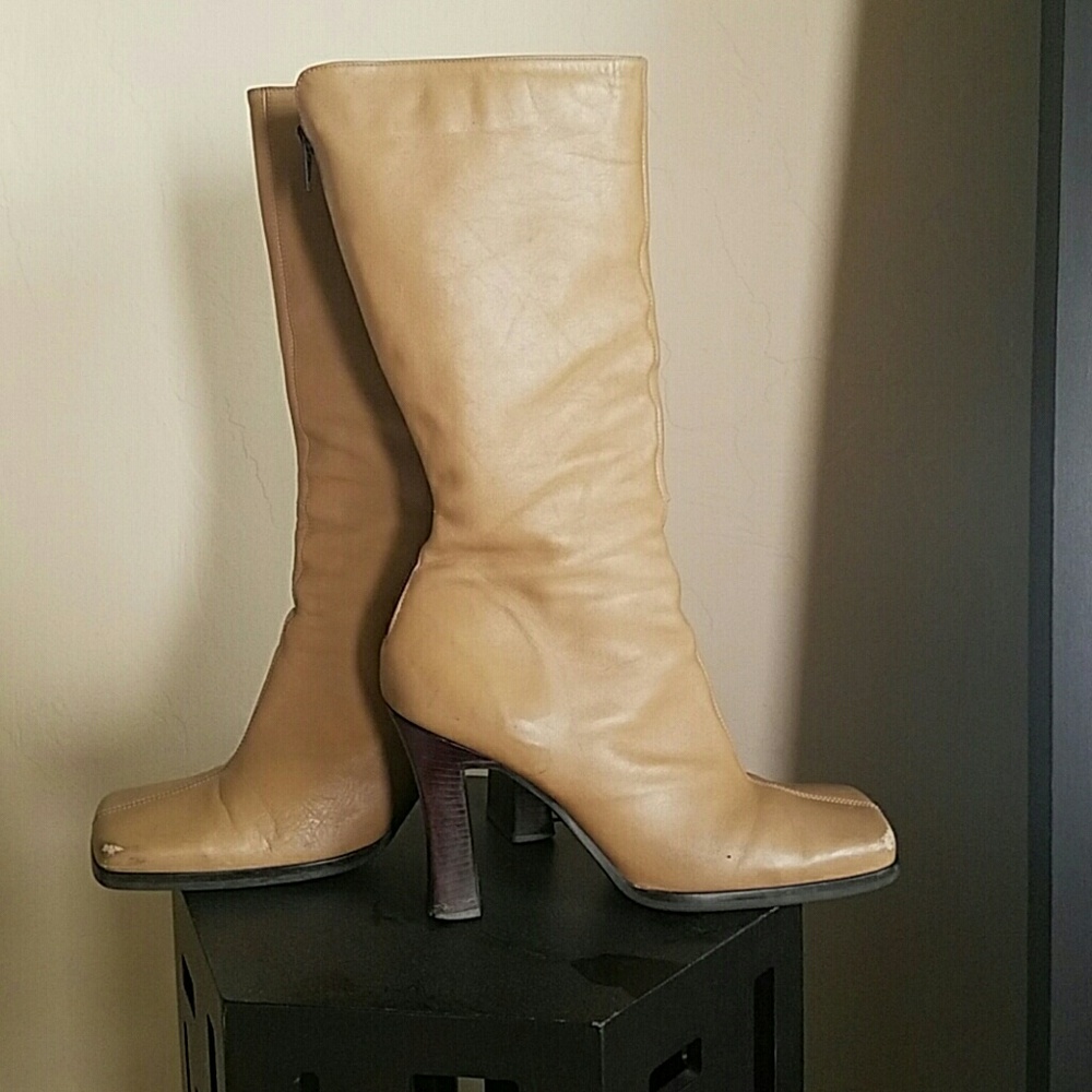 Aldo Tan Leather Boots