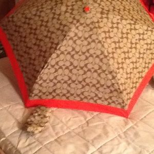 Coach Umbrella and case