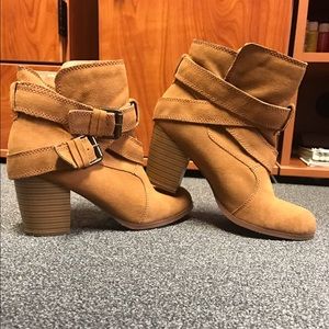 Brown Heeled Boots