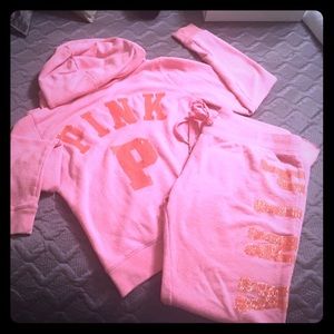Ladies Victoria Secret PINK track suit