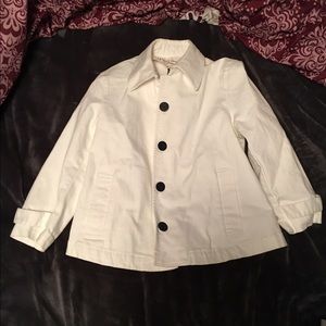 White denim jacket