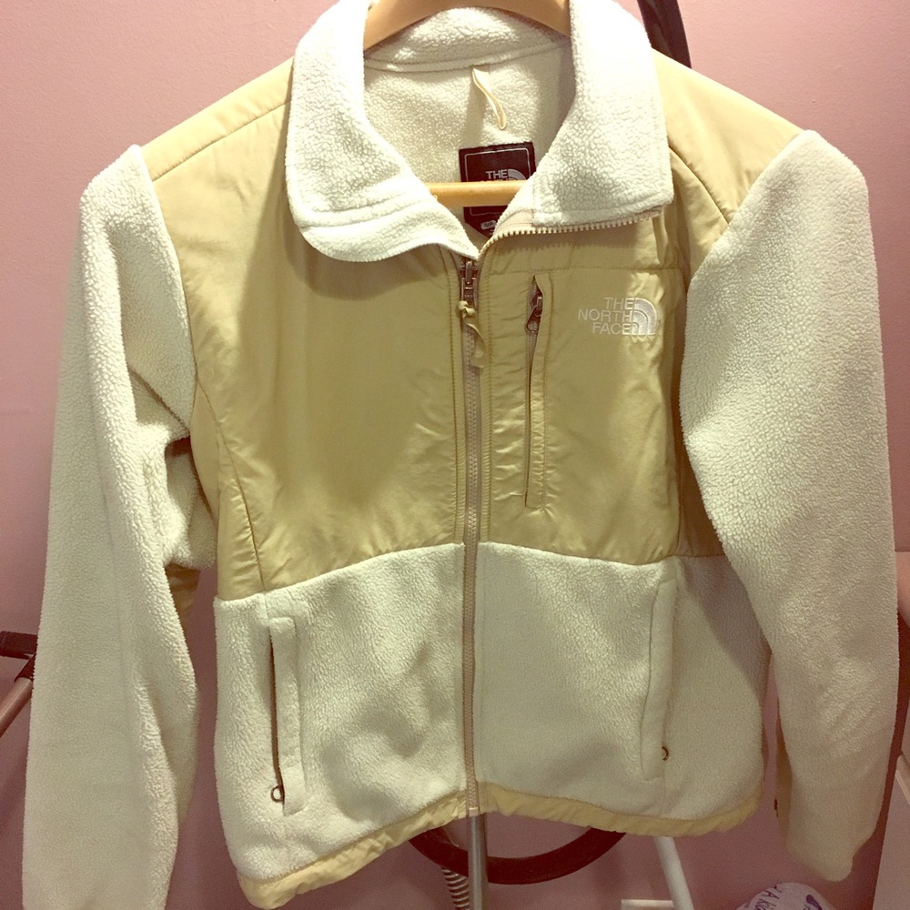 Women's tan Denali North face jacket