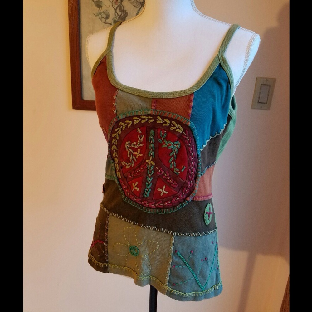 Boho tank top ..