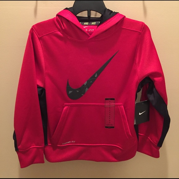 Nike Other - Brand new boy's Nike red & black small  hoodie