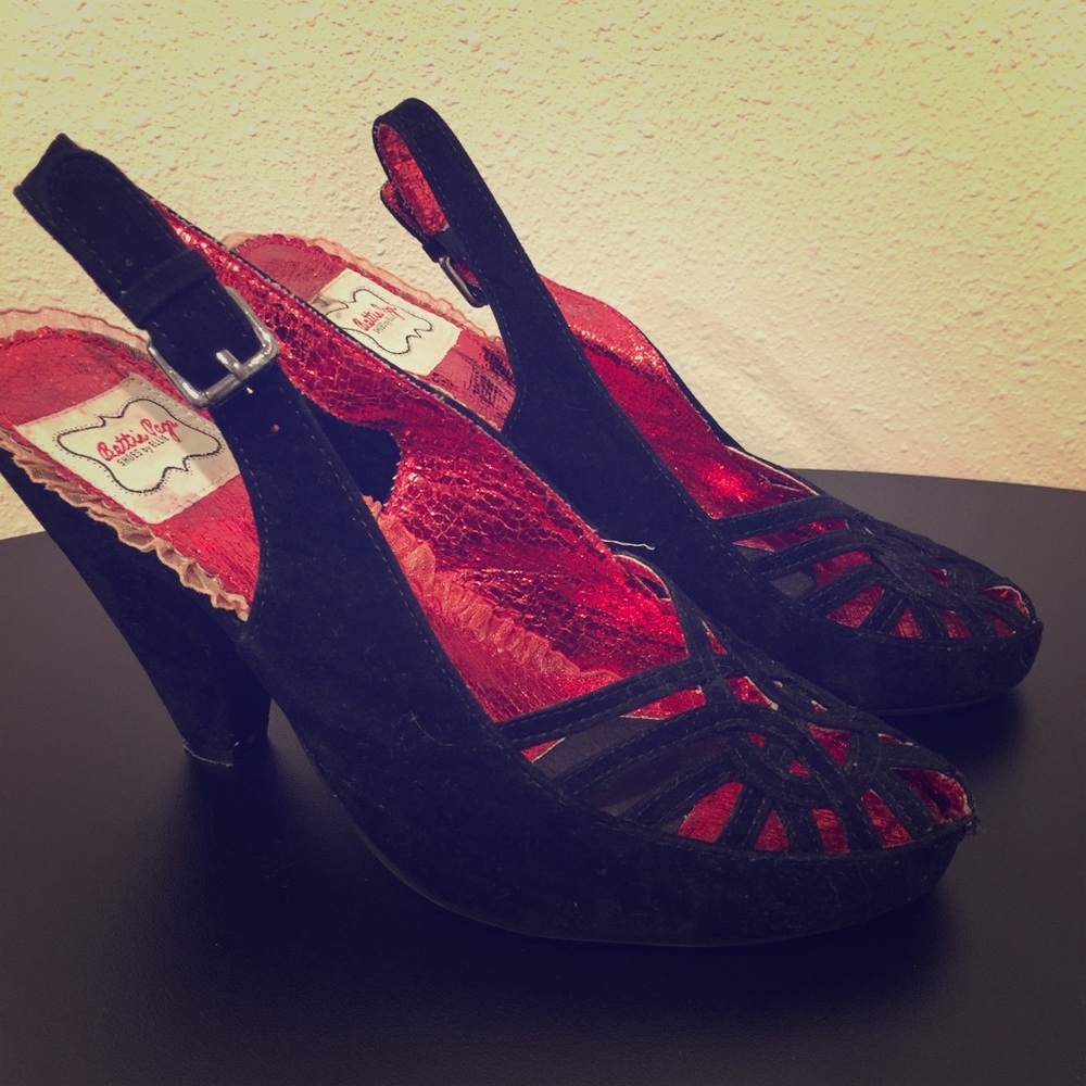 Bettie page kitten heels