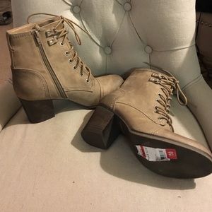 Madden girl lace-up booties