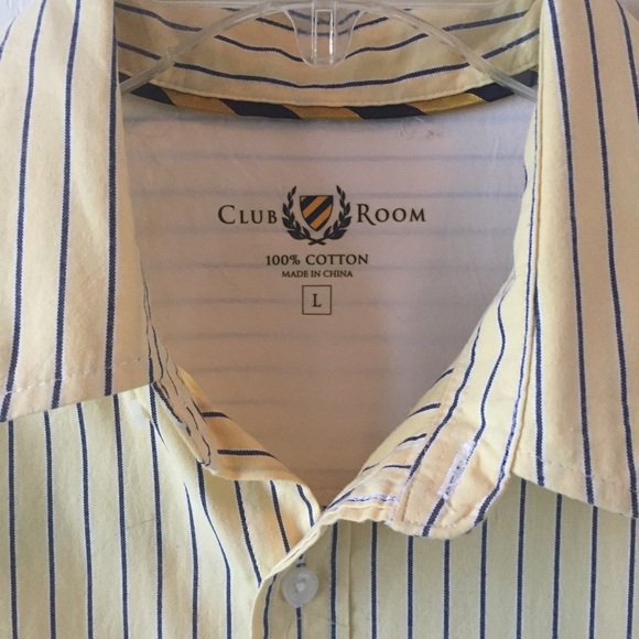 Club Room men's Button Down shirt size large - Picture 2 of 4