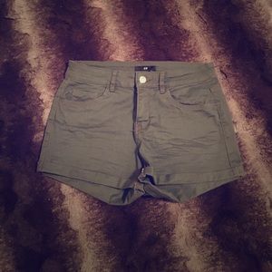 Cotton blend shorts