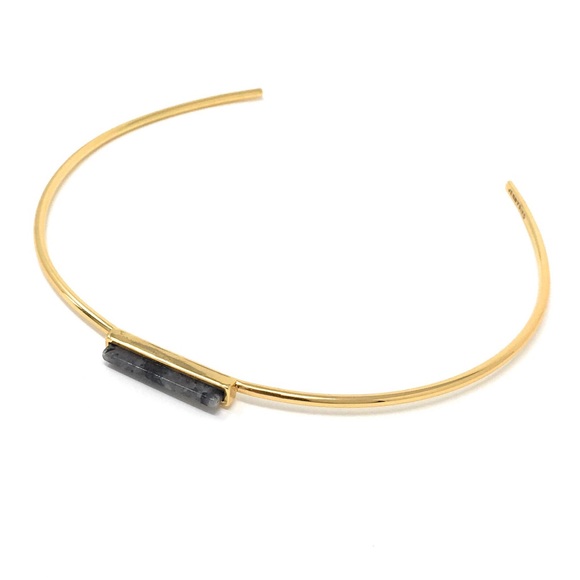 Jenny Bird Gold/Labradorite Lewis Choker. - Picture 3 of 3