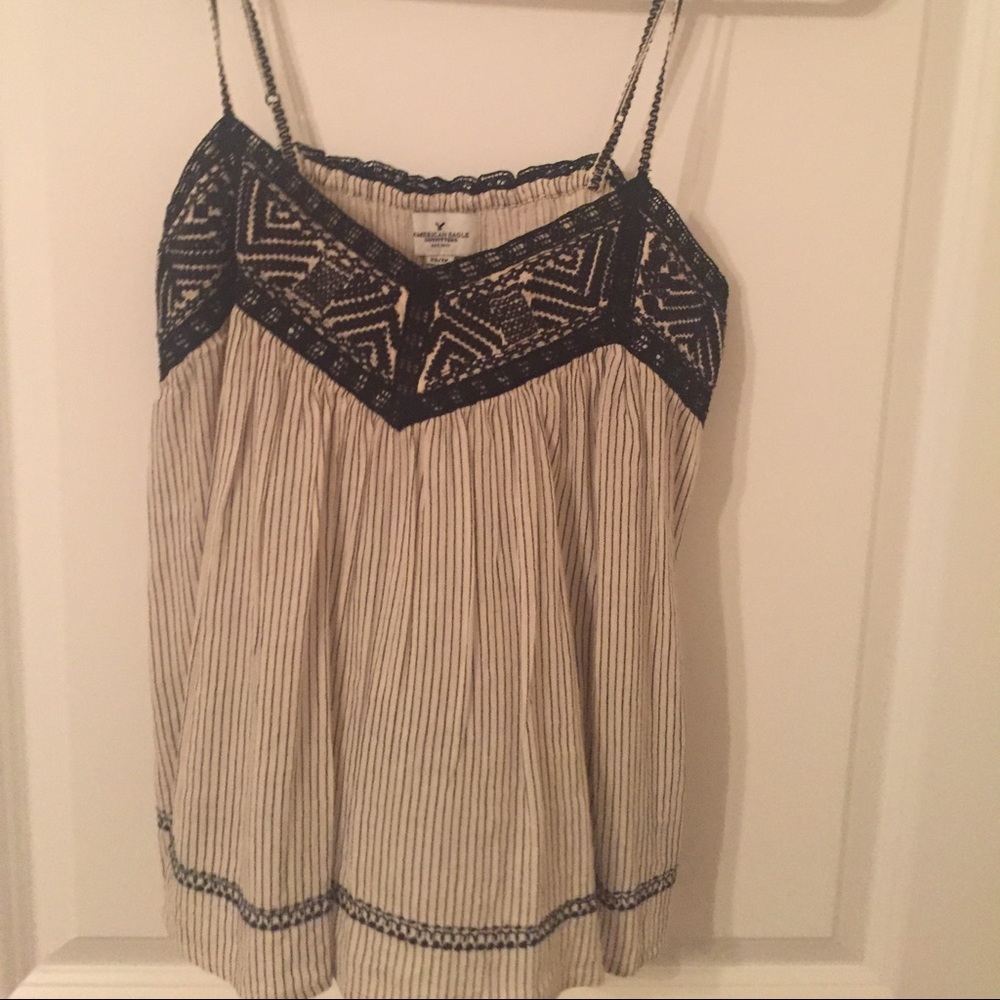 American Eagle tank top striped