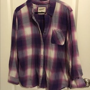 Plaid button down