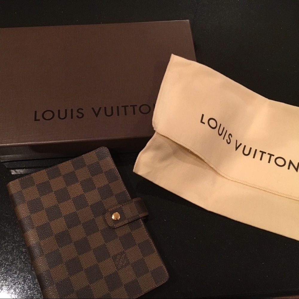 Louis Vuitton MM Damier Ebene Agenda