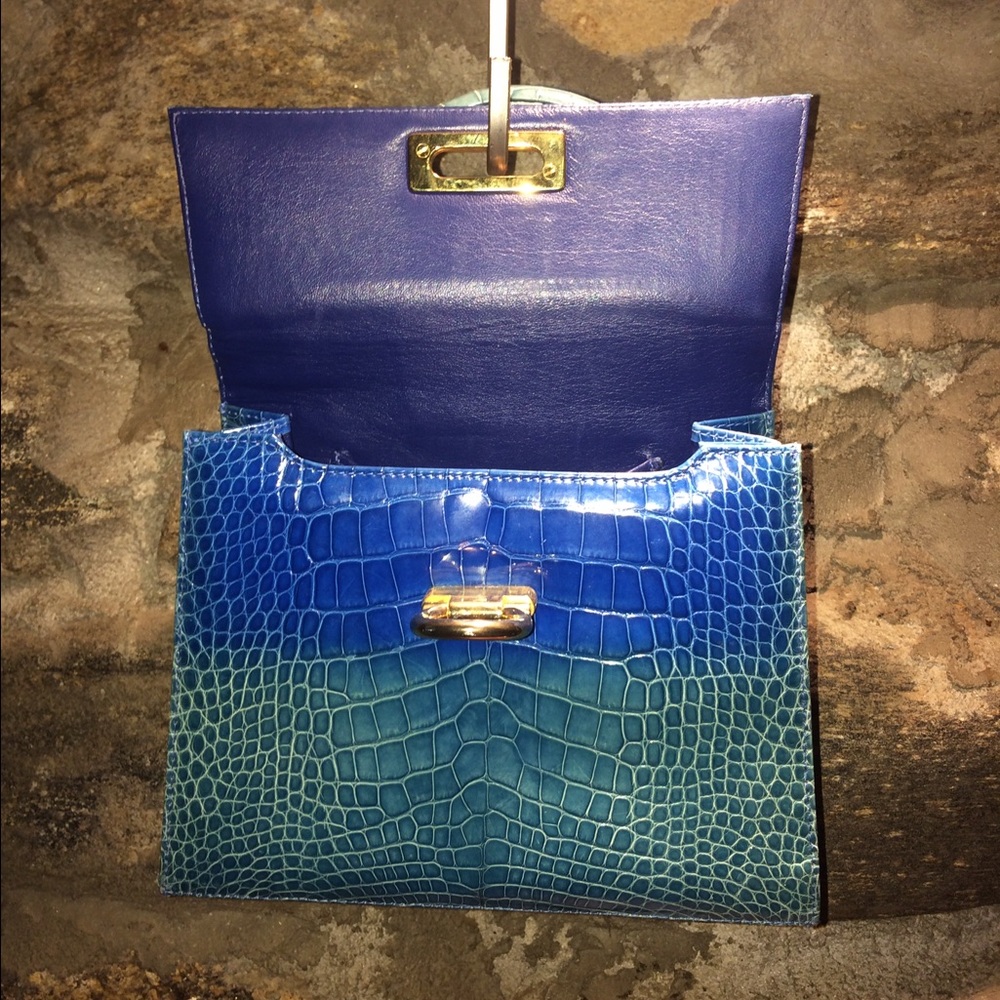 SOLD Giorgio's of Palm Beach alligator bag