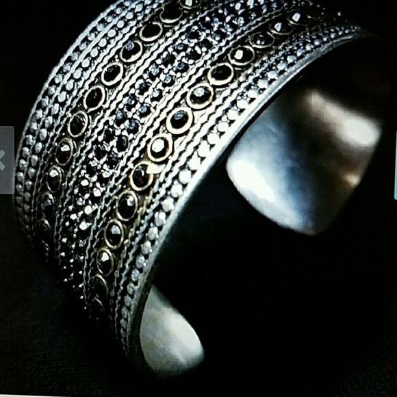 Lucky Brand Womens Pavel Glass Stone Cuff - Picture 3 of 4