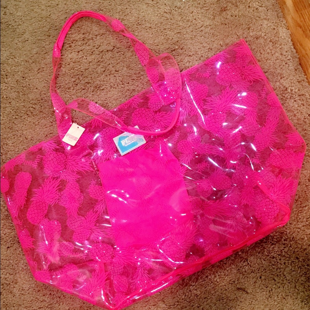 Vs pink tote bag