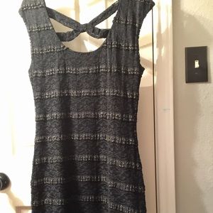 Guess blk/gold dress sz 8