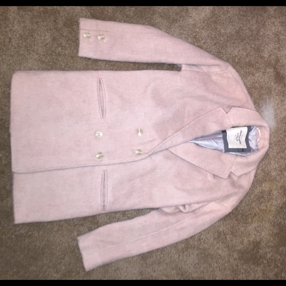 Abercrombie pink coat