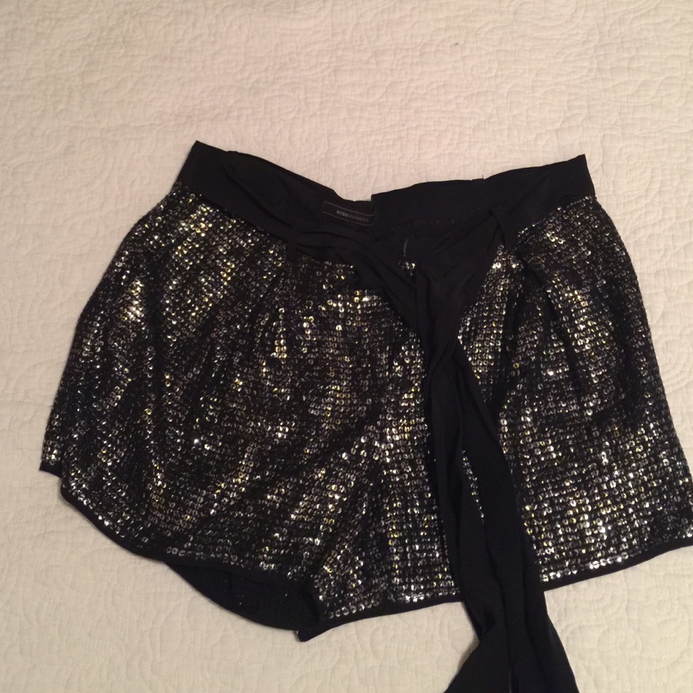 BCBG Sequin Shorts Size 10
