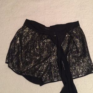 BCBG Sequin Shorts Size 10
