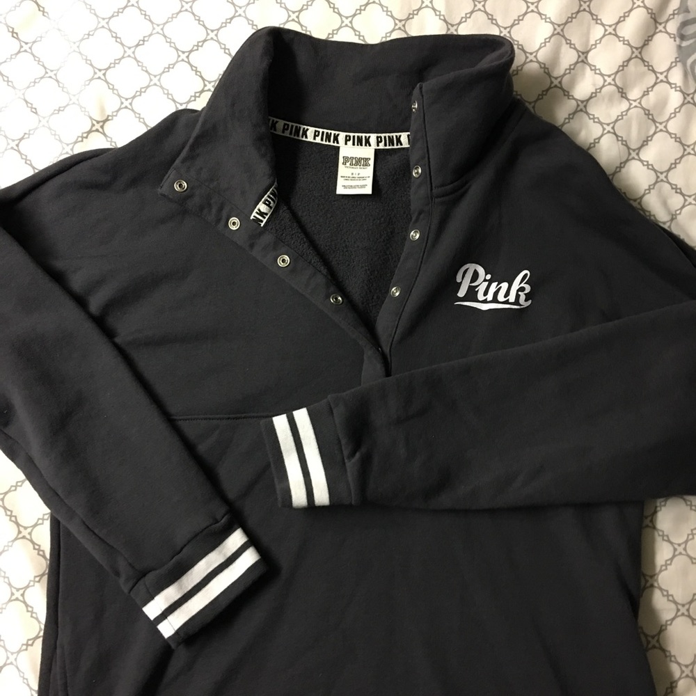 VS PINK grey pullover