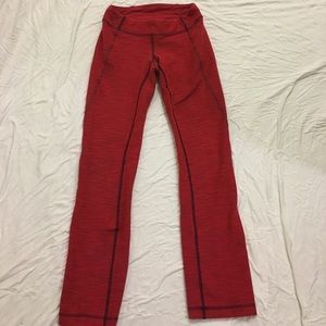 Lulu Lemon Red Leggings