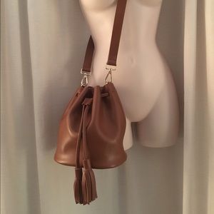 Leather Bucket Bag