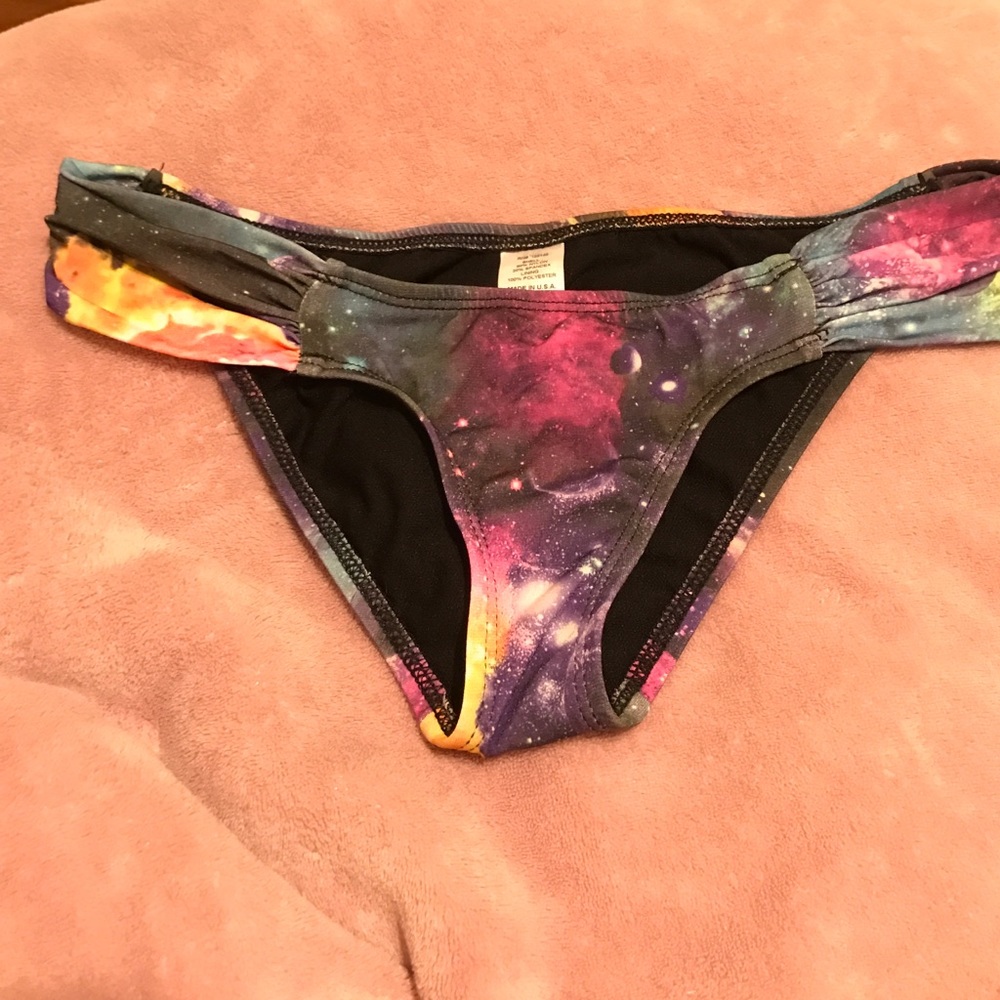 Cheeky space galaxy bikini bottoms