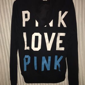 Black hoodie, Victoria's Secret PINK
