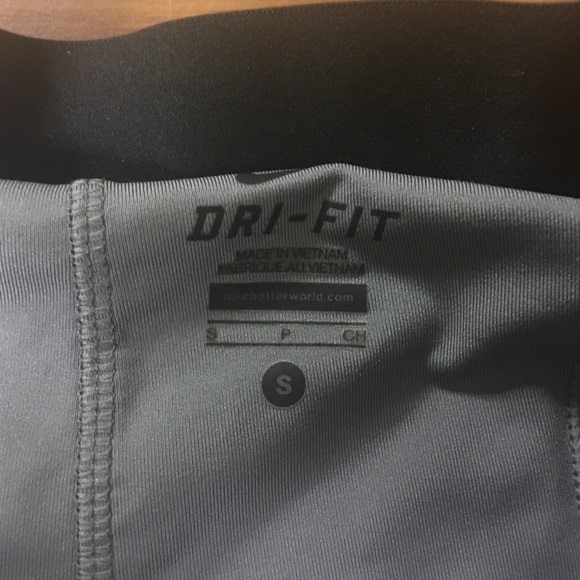 Black Nike Shorts with built in spandex - Picture 3 of 3