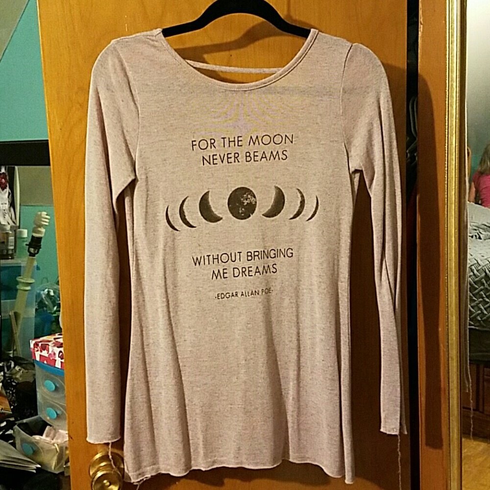 Open back sweater
