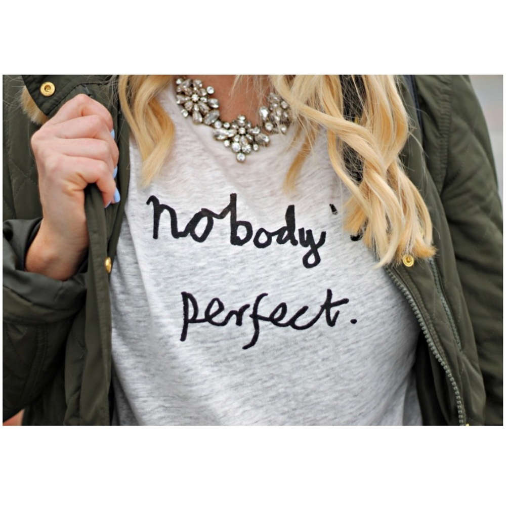 J. Crew Nobody's Perfect Tee - NWOT