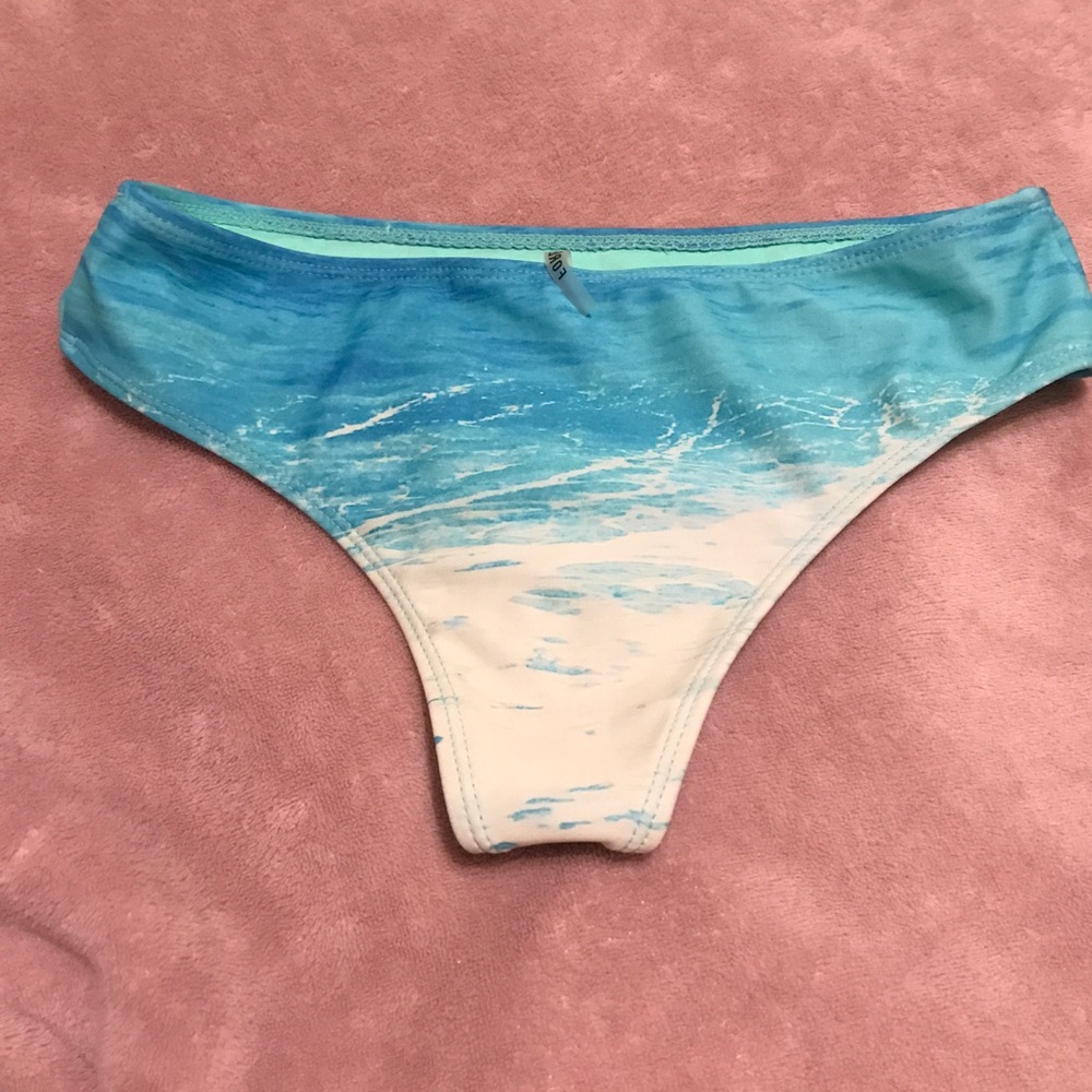 Forever 21 blue bikini bottoms - Picture 2 of 2