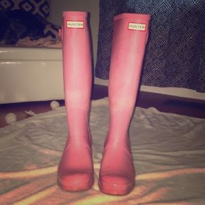 Hunter Rain Boots- Pink