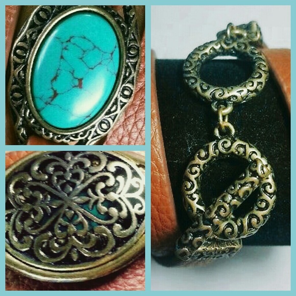 "Bohemian Rhapsody" 🌵Turquoise Wrap Bracelet - Picture 4 of 4