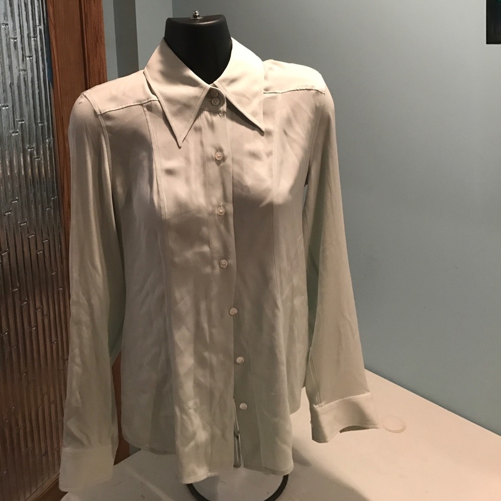 Foam green blouse- express design, size 2