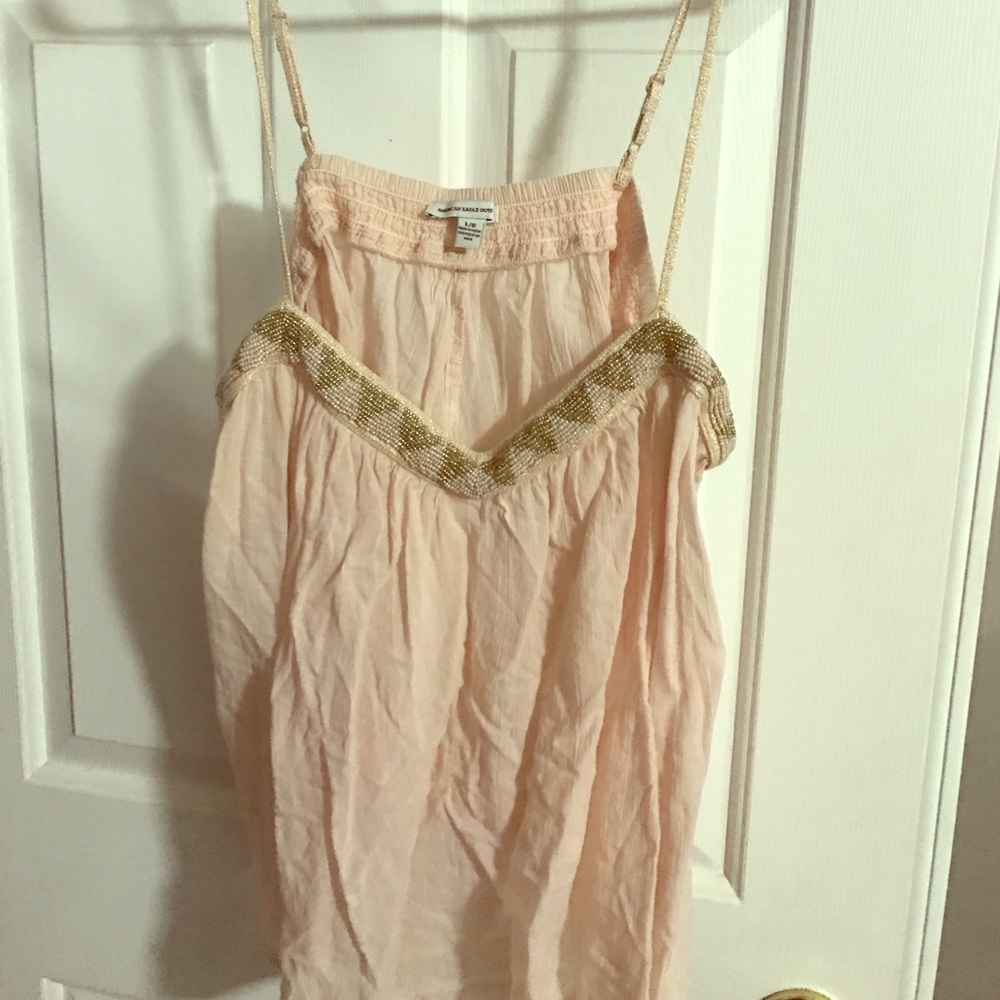 American eagle sequin tank top