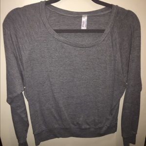 Scoop neck long sleeve